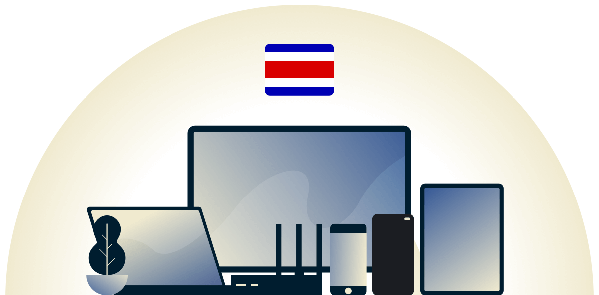 Costaricansk VPN beskytter en rekke enheter.